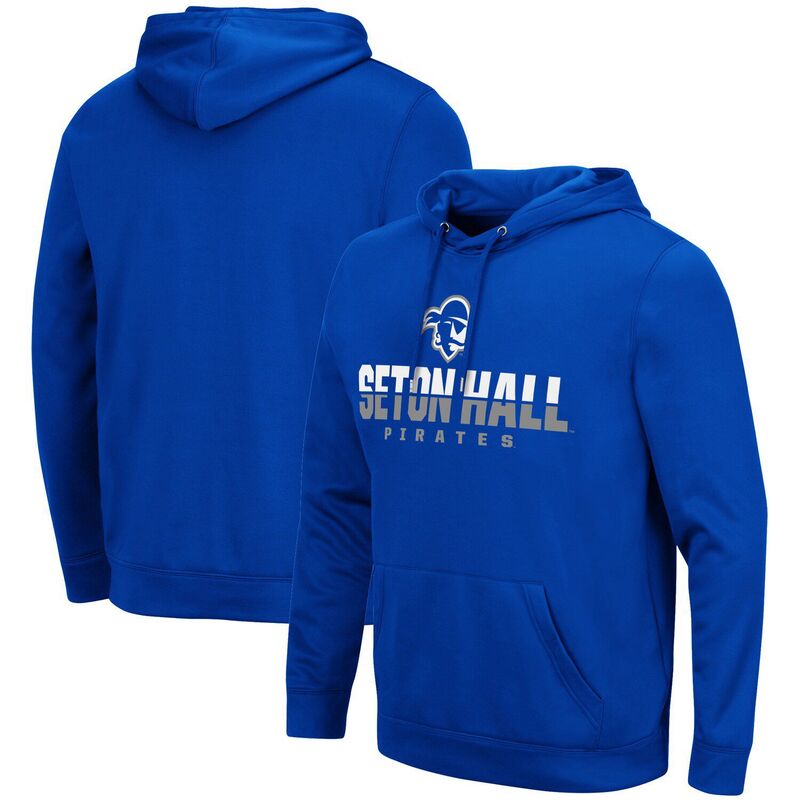 円形劇場 メンズ トップス プルオーバー パーカー Men\u0027s Colosseum Blue Seton Hall Pirates Lantern Pullover Hoodie Shu Blue 青色