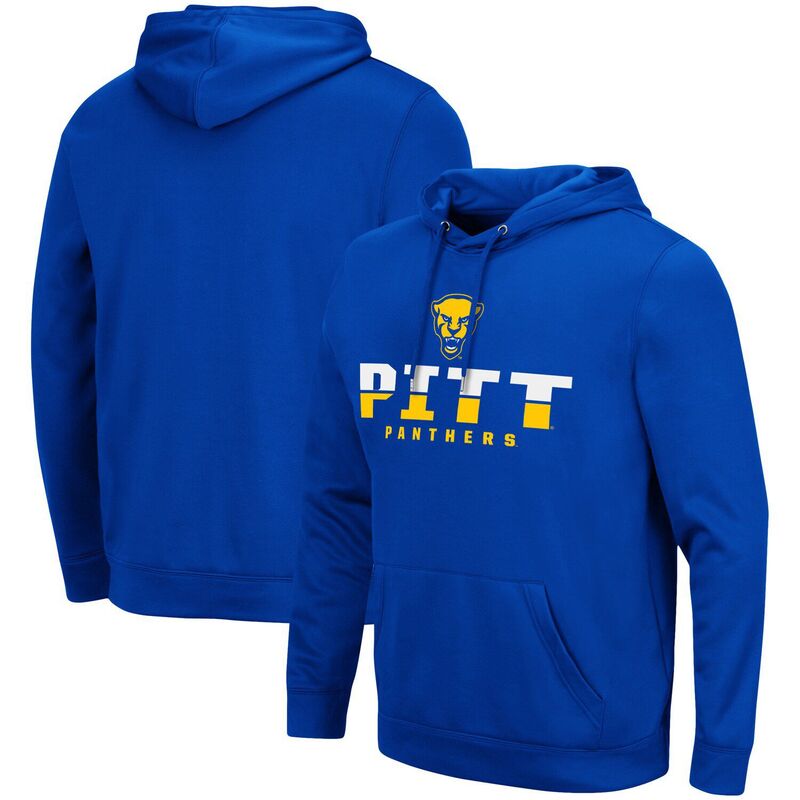 コロシアム メンズ トップス Tシャツ パーカー Men's Colosseum Royal Pitt Panthers Lantern Pullover Hoodie Pit Blue ブルー