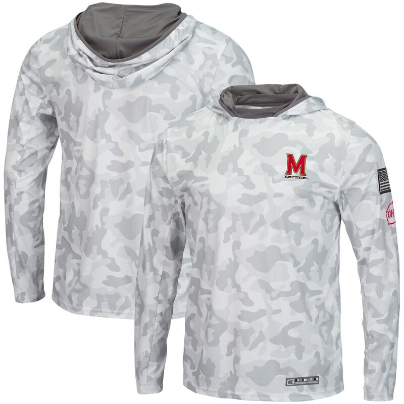 円形劇場 メンズ トップス プルオーバー パーカー Men\u0027s Colosseum Arcticamo Maryland Terrapins OHT Military Appreciation Long Sleeve Hoodie Top Mar Multi マルチ色合い