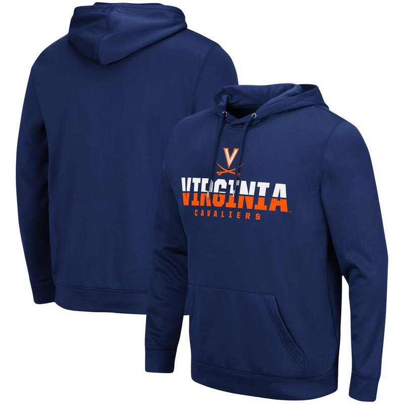 コロシアム メンズ トップス Tシャツ パーカー Men's Colosseum Navy Virginia Cavaliers Lantern Pullover Hoodie Uva Navy ネイビー