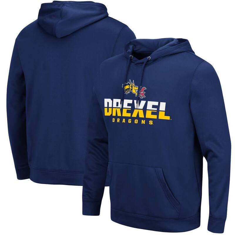 円形劇場 メンズ トップス プルオーバー パーカー Men\u0027s Colosseum Navy Drexel Dragons Lantern Pullover Hoodie Nc2 Navy 米国海軍