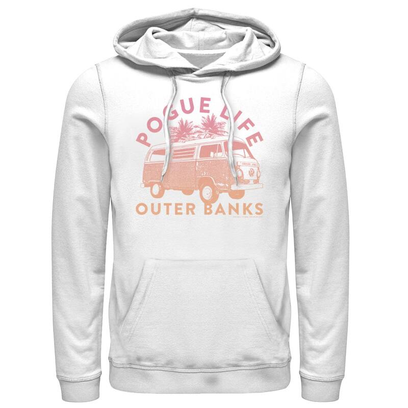 アニメキャラクター メンズ トップス Tシャツ パーカー Licensed Character Men's Outer Banks Pogue Life Van Gradient Hoodie White ホワイト｜ReVida 店