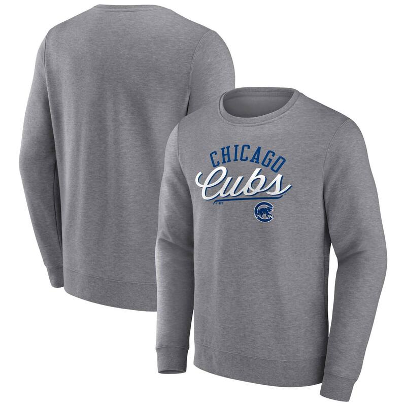 アンブランデッド メンズ トップス Tシャツ スウェット Unbranded Men's Fanatics Branded Heather Gray Chicago Cubsimplicity Pullover Sweatshirt Cub Grey グレー