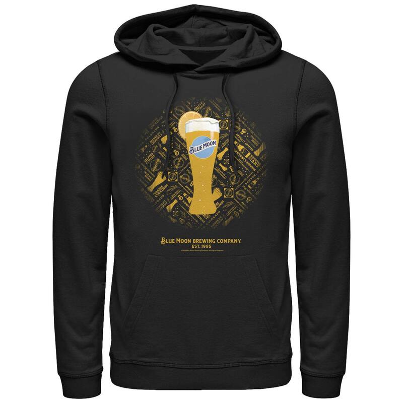 アニメ文字記号 メンズ トップス プルオーバー トール パーカー グラフィック Licensed Character Men\u0027s Blue Moon Tall Glass Graphic Hoodie Black 黒いこと