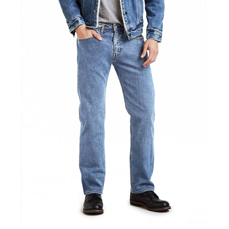 リーバイス メンズ ボトムス デニムパンツ レギュラーフィット ジーンズ Men's Levi's 505 Regular Fit Stretch Jeanshootingstar Stonewash
