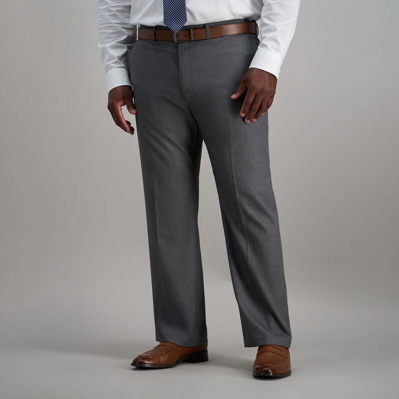 ハガー メンズ ボトムス カジュアルパンツ トール Big & Tall J.M. Haggar Classic Fit Flat Front Dress Pants Medium Gray グレー|ReVida 店