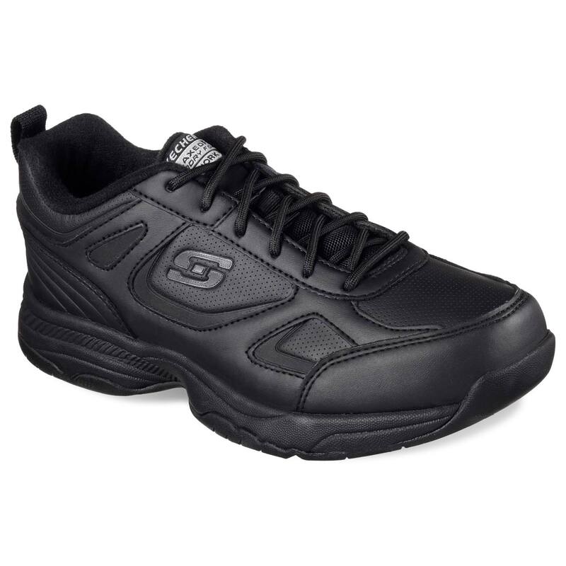 スケッチャーズ レディース シューズ スニーカー 伸び伸びする相応う Skechers Work Relaxed Fit Dighton Bricelyn Women\u0027shoes Black 黒いこと