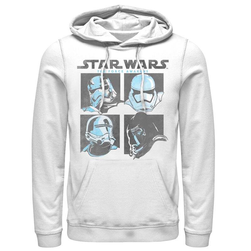 はやりっ児 ウォーズ メンズ トップス プルオーバー 帝国 パーカー グラフィック Mens Graphic Teen Guystar Wars Menstar Wars The Force Awakens Empire Square Graphic Hoodie White 白いこと