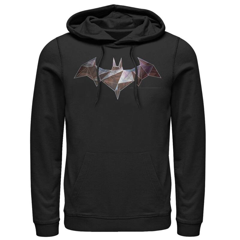アニメ文字記号 メンズ トップス プルオーバー ロゴタイプ パーカー Licensed Character Men\u0027s DComics Batman Geometriclassic Logo Hoodie Black 黒いこと