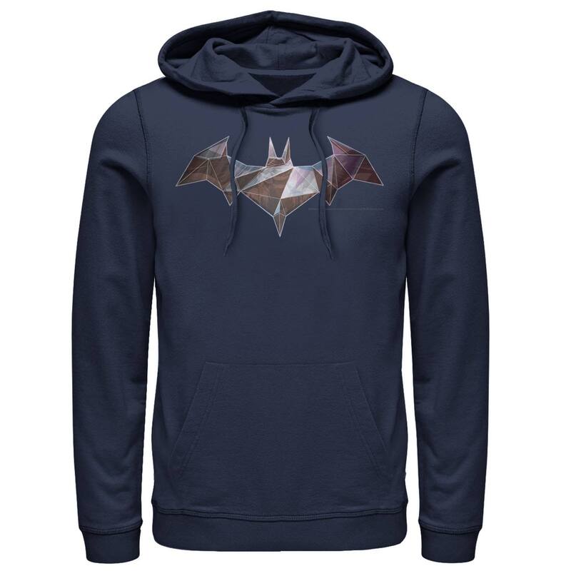 アニメ文字記号 メンズ トップス プルオーバー ロゴタイプ パーカー Licensed Character Men\u0027s DComics Batman Geometriclassic Logo Hoodie Navy 米国海軍