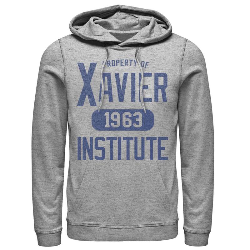 アニメキャラクター メンズ トップス Tシャツ パーカー Licensed Character Men's Marvel X-Men Xavier Institute 1963 Campus Property Hoodie Athletic Heather ヘザー｜ReVida 店