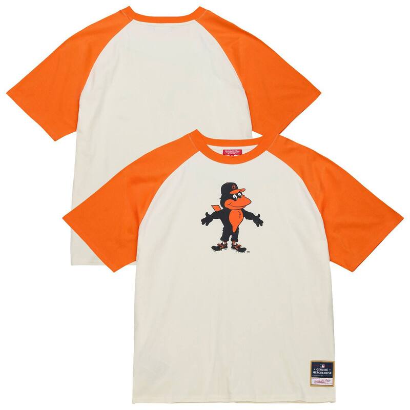 ミッチェル\u0026ネス レディース トップス Tシャツ Women Mitchell \u0026 Ness Cream Baltimore Orioles Boyfriend Raglan T-Shirt Orl Beige ベージュ