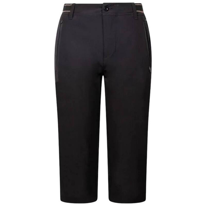 トレス通り手形 レディース ボトムス 心地好いズボン下 遊撃手ズボン下 Trespass Womens/Ladies Grateful 3/4 Shorts Black 黒いこと