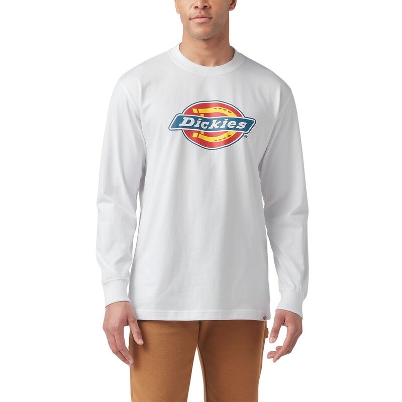 ディッキーズ メンズ トップス プルオーバー ロゴタイプ グラフィック Men\u0027s Dickies Long Sleeve Tri-Color Logo Graphic Tee White 白いこと