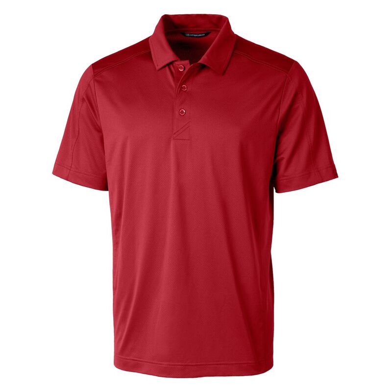 カッターアンドバック メンズ トップス Tシャツ ポロシャツ Cutter & Buck Prospectextured Stretch Mens Polo Cardinal Red レッド|ReVida 店