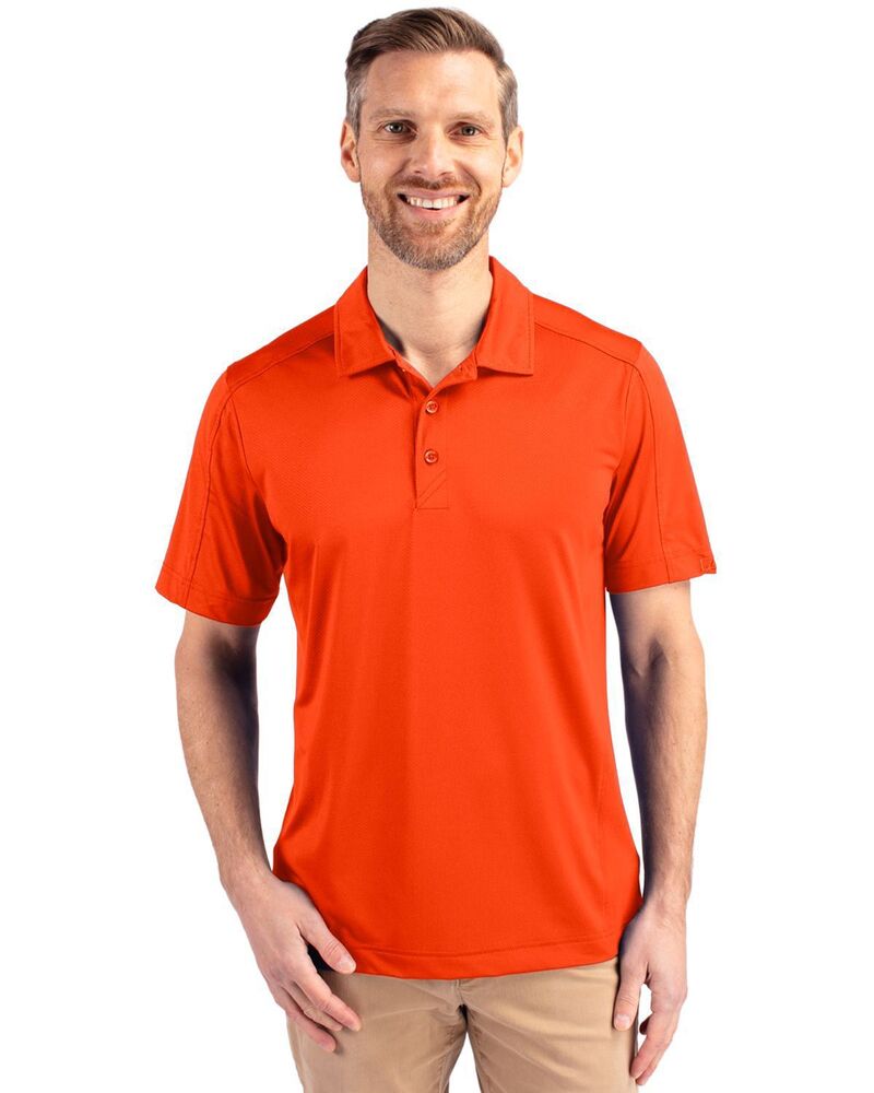 カッターアンドバック メンズ トップス Tシャツ ポロシャツ Cutter & Buck Prospectextured Stretch Mens Polorange オレンジ