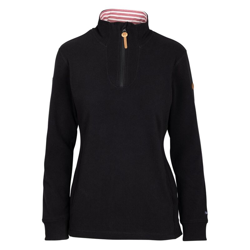 トレス通り手形 レディース アウター 上衣・上衣 フリース Trespass Womens/Ladies Big Heart Fleece Black 黒いこと