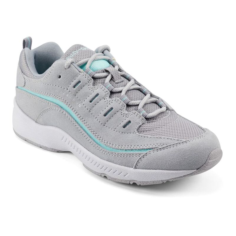 イージースピリット レディース シューズ スニーカー Easy Spirit Romy Women's Fashion Walking Sneakers Gray Aqua グレー