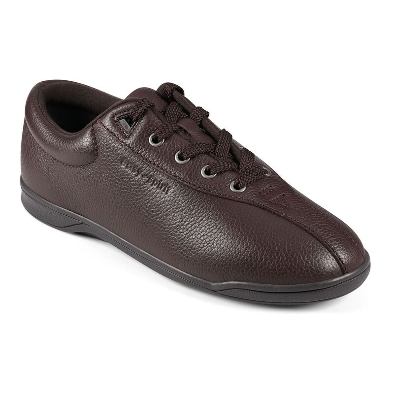 イージースピリット レディース シューズ スニーカー なめし革 Easy Spirit AP1 Women\u0027s Leather Sneakers Dark Brown Leather 赤銅色