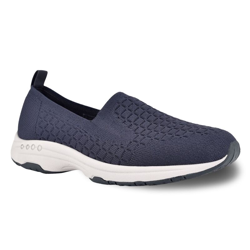 イージースピリット レディース シューズ スニーカー 編み物 Easy Spiritech Women\u0027s Knit Slip-On Shoes Navy 米国海軍