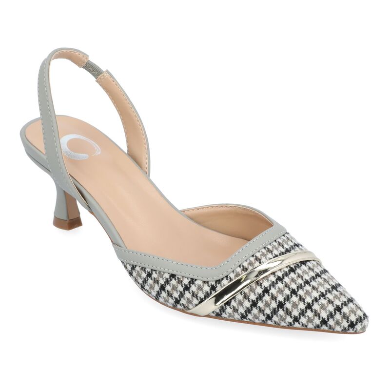 ジュルネ コレクション レディース シューズ パンプス Journee Collectionellia Women'slingback Pumps Gray グレー|ReVida 店
