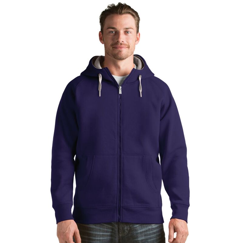 アンティグア メンズ アウター 上衣・上衣 パーカー Men\u0027s Antigua Victory Full-Zip Hoodie Dark Purple パープル