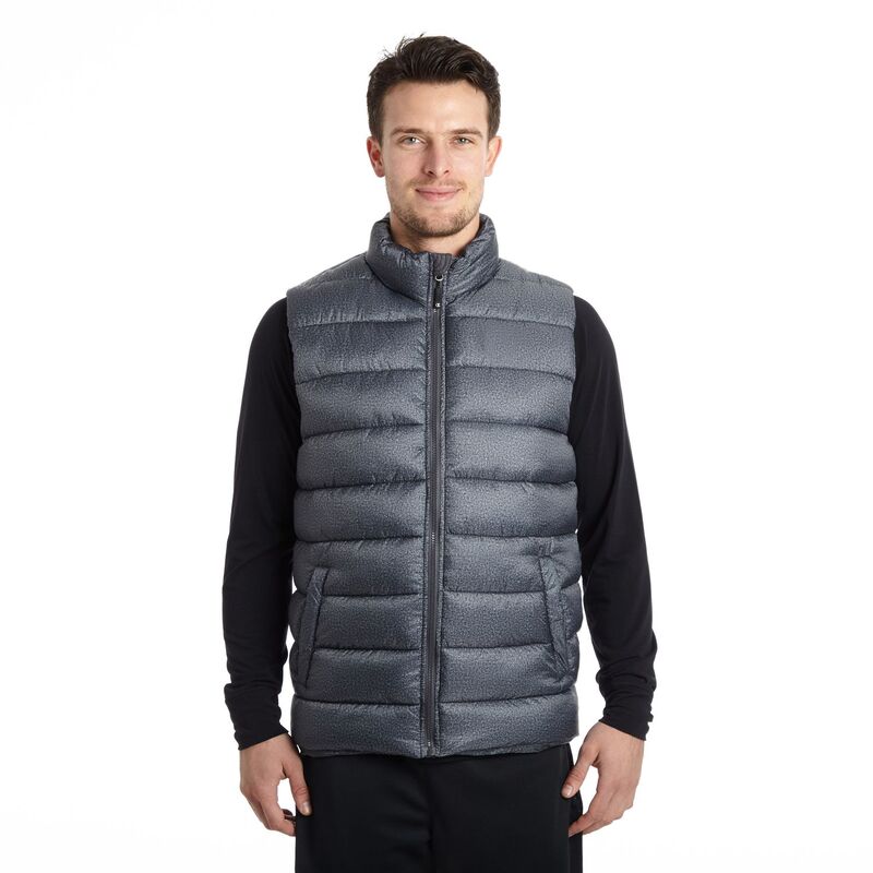エクセルド メンズ アウター ジャケット・ブルゾン トール ベスト Big & Tall Excelled Insulated Puffer Vest Granite Heather ヘザー