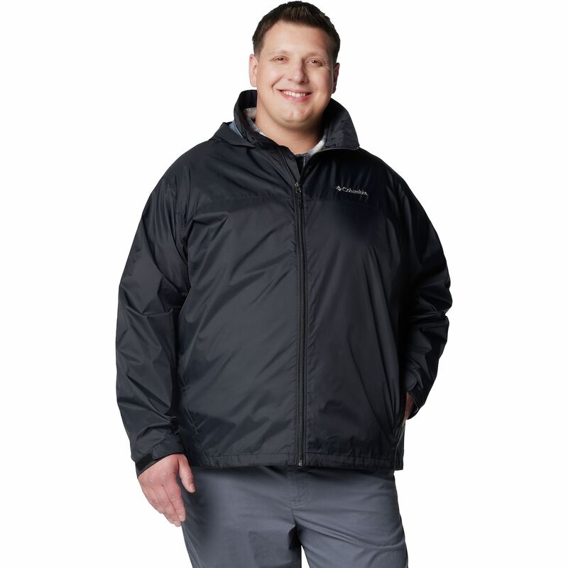 コロンビア メンズ アウター ジャケット・ブルゾン トール Big & Tall Columbia Glennaker Lake II Hooded Rain Jacket Black ブラック