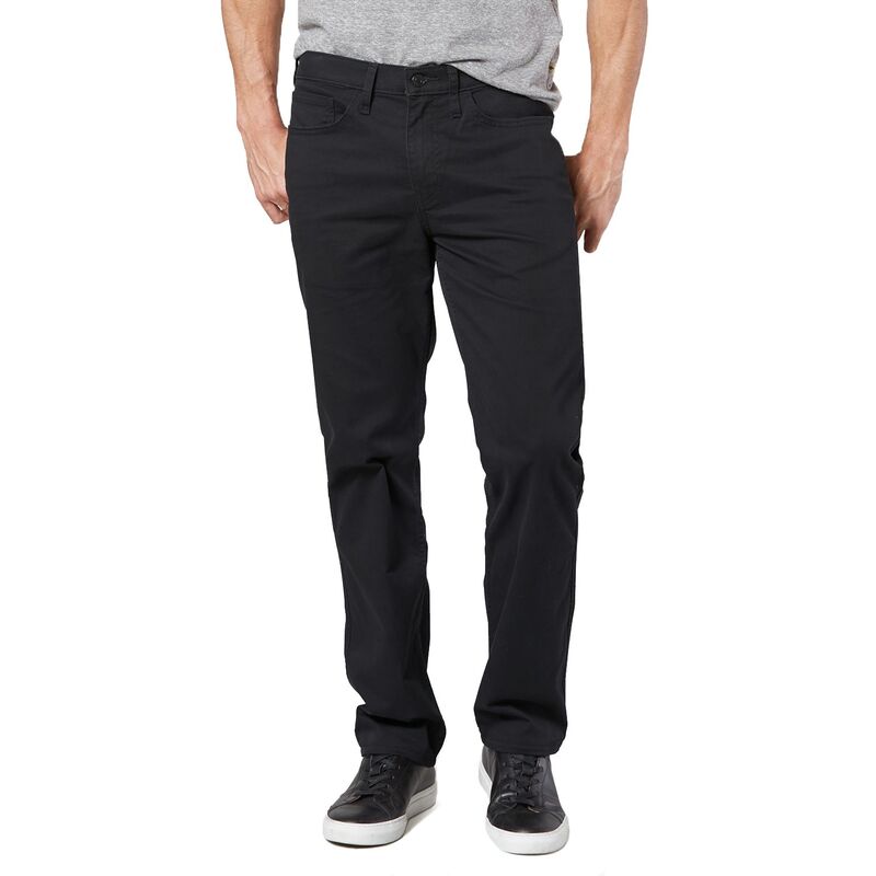 ドッカーズ メンズ ボトムス カジュアルパンツ Men's Dockers Jean Cut Khaki All-Seasons Tech Straight-Fit Pants Black ブラック