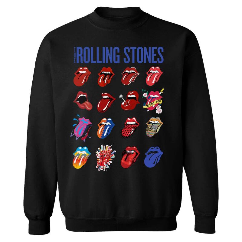 アニメキャラクター メンズ トップス Tシャツ スウェット Licensed Character Men's Rolling Stones Blue Lonesome Sweatshirt Black ブラック｜ReVida 店 9,975円