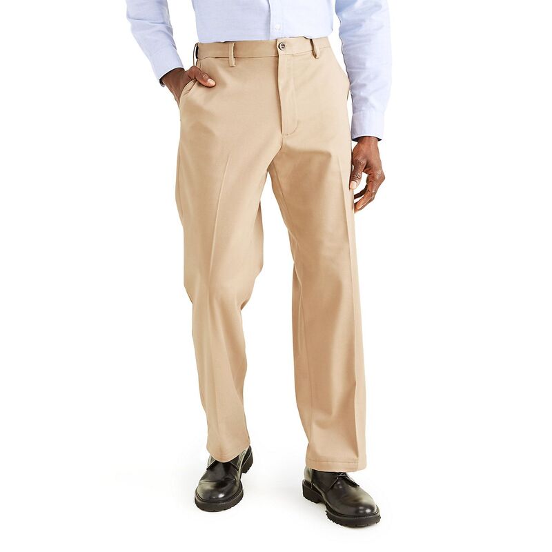 ドッカーズ メンズ ボトムス カジュアルパンツ Men's Dockerstretch Easy Khaki Classic-Fit Flat-Front Pants Khaki カーキ