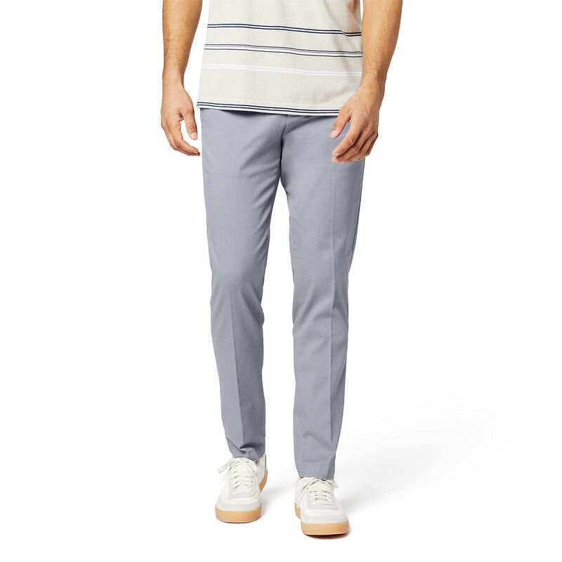 ドッカーズ メンズ ボトムス カジュアルパンツ Men\'s Dockers Easy Khaki Slim Stretch Flat-Front Pants Burma Gray グレー
