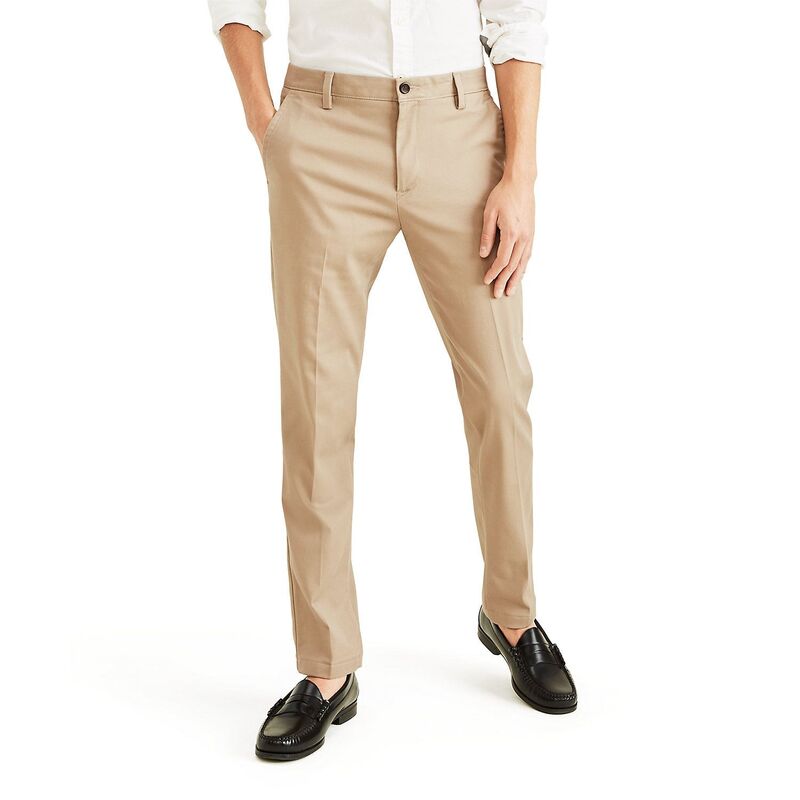 ドッカーズ メンズ ボトムス カジュアルパンツ Men\'s Dockers Easy Khaki Slim Stretch Flat-Front Pants Khaki カーキ
