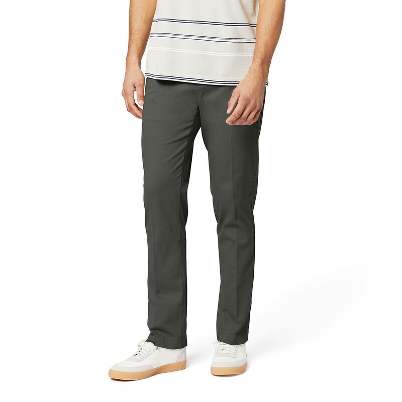 ドッカーズ メンズ ボトムス カジュアルパンツ Men\'s Dockers Easy Khaki Slim Stretch Flat-Front Pants Olive Grove オリーブ