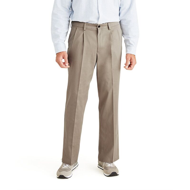 ドッカーズ メンズ ボトムス カジュアルパンツ プリーツ トール Big & Tall Dockerstretch Easy Khaki Classic-Fit Pleated Pants Khaki カーキ｜ReVida 店