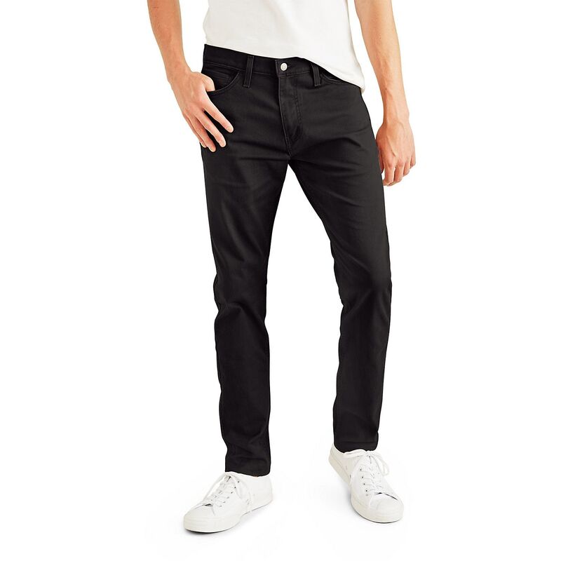 ドッカーズ メンズ ボトムス カジュアルパンツ Men's Dockers Jean Cut All Seasonslim-Fitech Pants Black ブラック