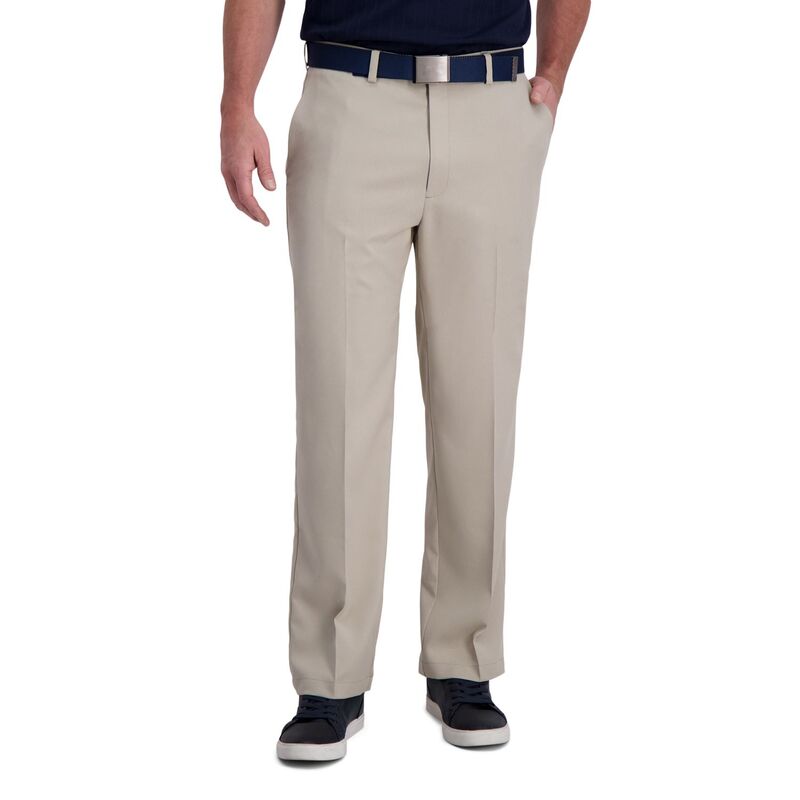 ハガー メンズ ボトムス カジュアルパンツ Men\'s Haggar Cool Right Performance Flex Classic-Fit Flat-Front Pantstring
