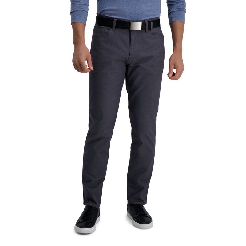 ハガー メンズ ボトムス カジュアルパンツ Men's Haggar The Active Series City Flex Performance Slim-Fit Pants Dark Gray グレー|ReVida 店