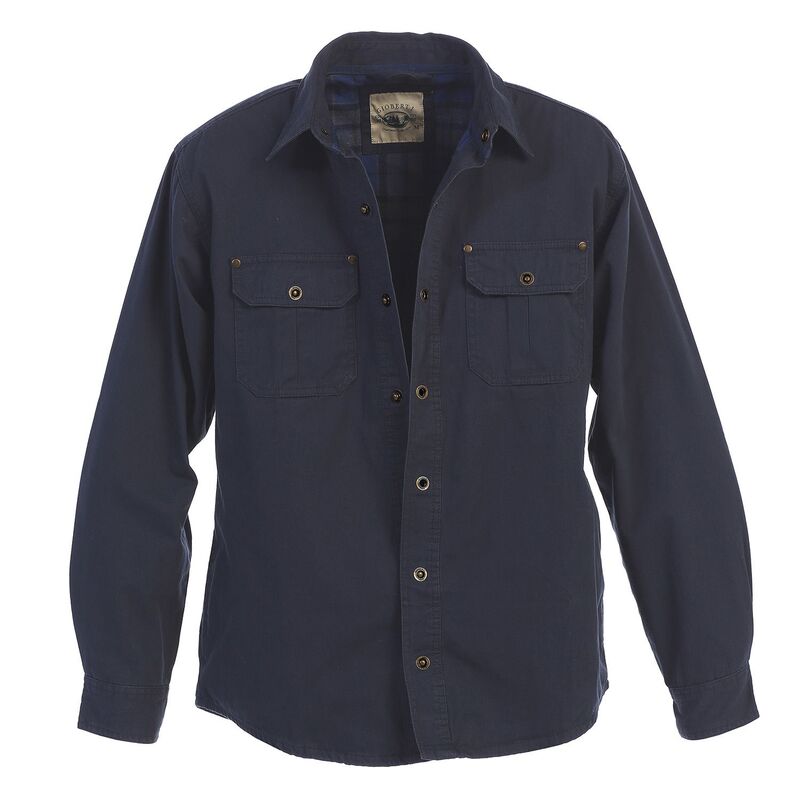 ジョベルティ メンズ アウター ジャケット・ブルゾン シャツ コットン Gioberti Men's 100% Cotton Brushed and Softwill Shirt Jacket with Flannelining Navy ネイビー