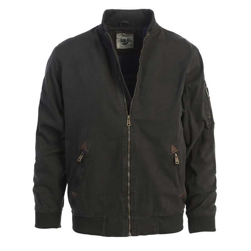 ジョベルティ メンズ アウター ジャケット・ブルゾン コットン Gioberti Men's 100% Cotton Sportwear Full Zipper Twill Bomber Jacket Charcoal チャコール 12,735円