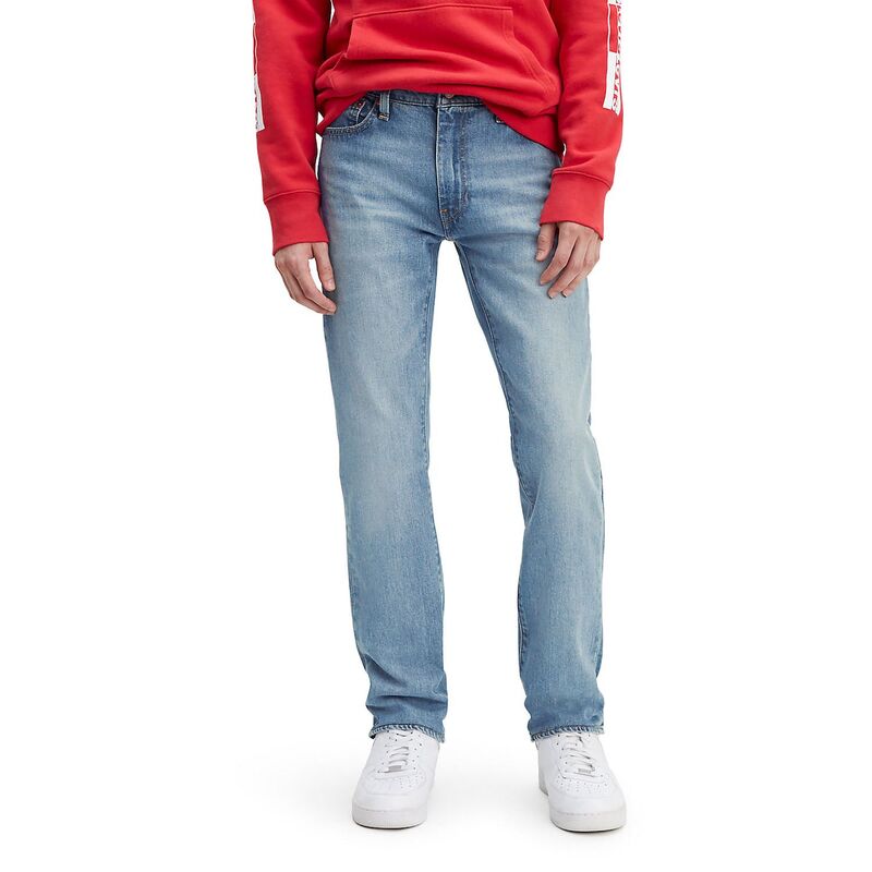 リーバイス メンズ ボトムス デニムパンツ ジーンズ Men Levi 513 Slim Straight Stretch Jeans Worn Free