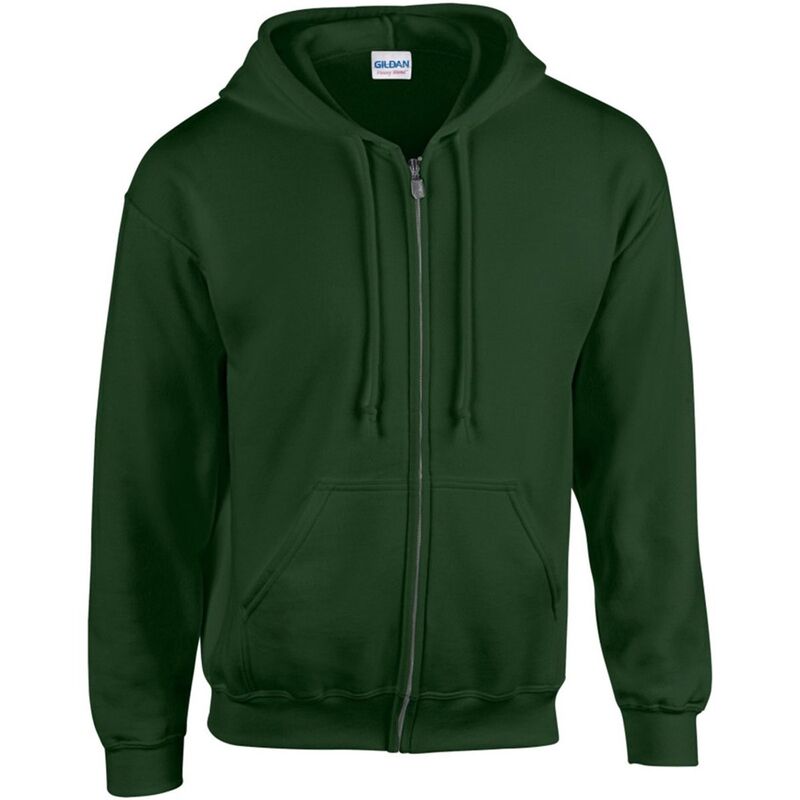 ギルダン メンズ トップス Tシャツ スウェット Gildan Heavy Blend Unisex Adult Full Zip Hooded Sweatshirtop Forest Green グリーン