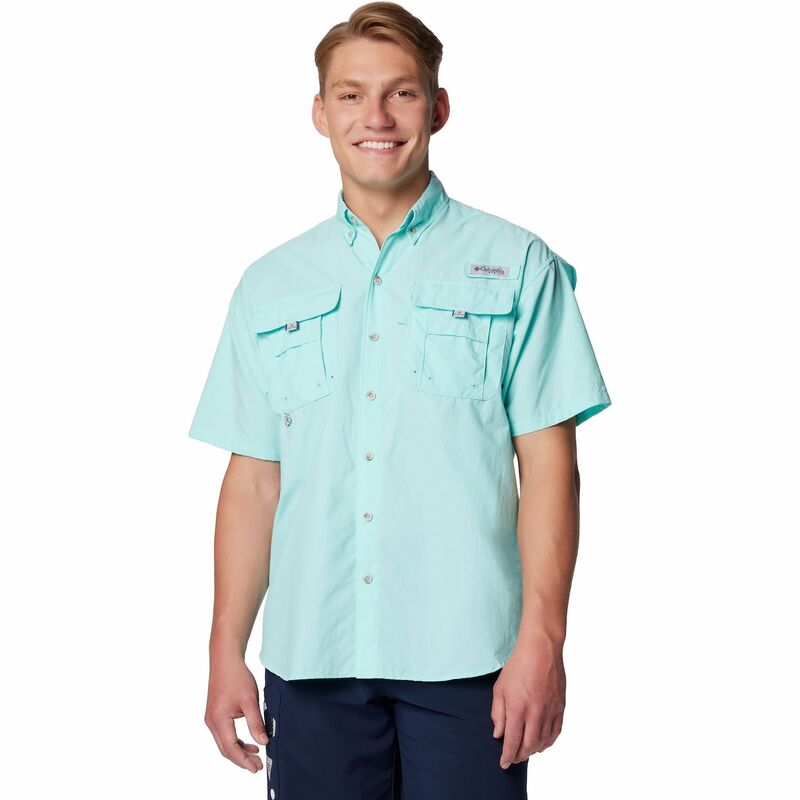 コロンビア メンズ トップス Tシャツ ダウン Men's Columbia Bahama II Short Sleeve Button-Down Shirt Stream1 12,411円