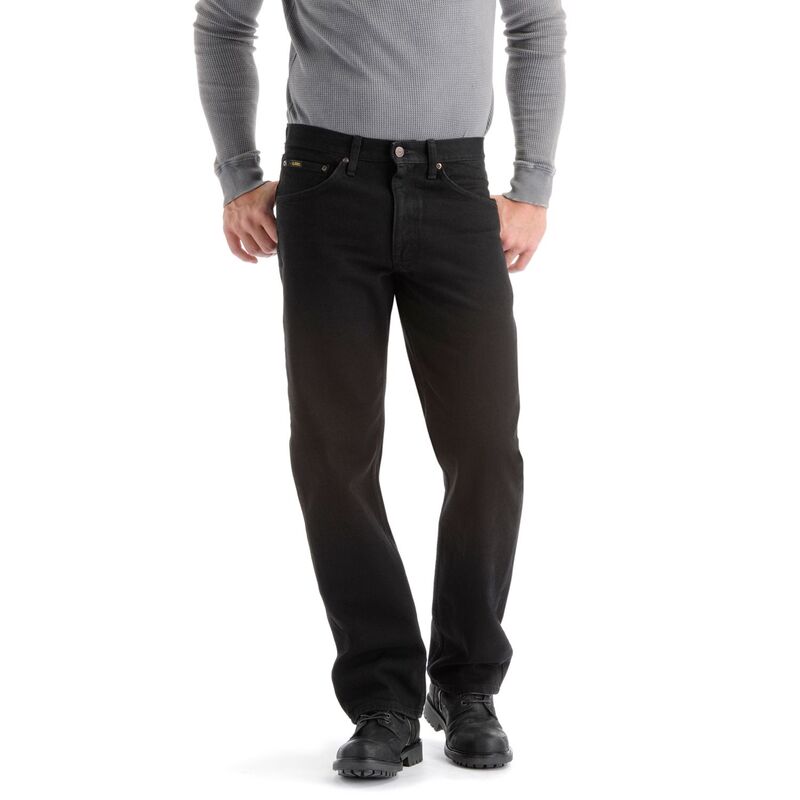 リー メンズ ボトムス デニムパンツ レギュラーフィット ストレート ジーンズ Men's Lee Regular Fit Straight Leg Jeans Black ブラック｜ReVida 店