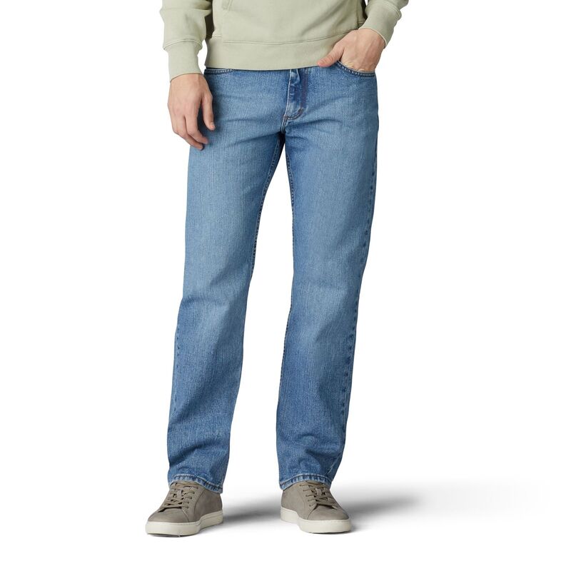 リー メンズ ボトムス デニムパンツ レギュラーフィット ストレート ジーンズ Men's Lee Regular Fit Straight Leg Jeans Vintage Stone ストーン