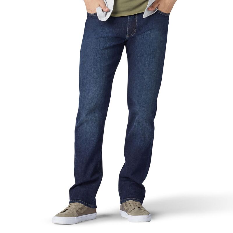 リー メンズ ボトムス デニムパンツ ジーンズ Men's Leextreme Motion Straight-Leg Jeans Jaxson|ReVida 店