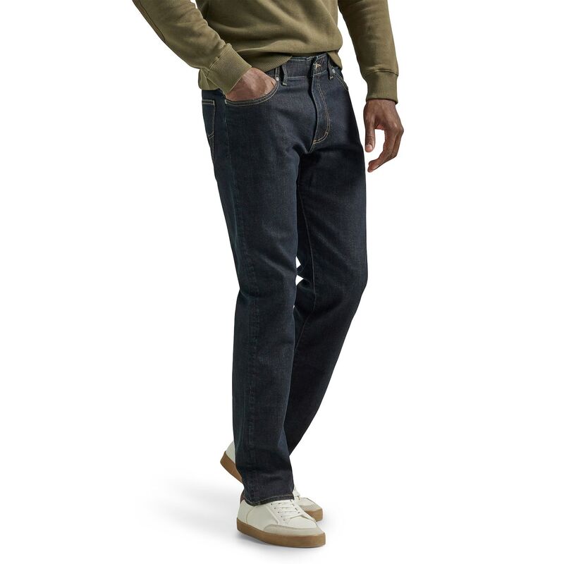 リー メンズ ボトムス デニムパンツ ジーンズ Men's Leextreme Motion Straight-Leg Jeans Rinse