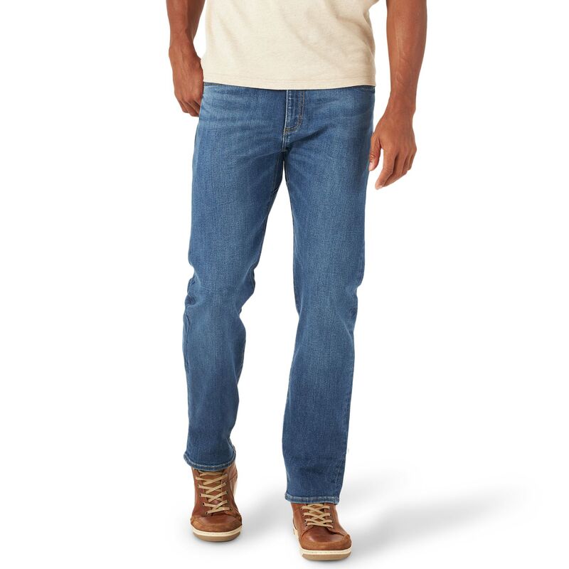 リー メンズ ボトムス デニムパンツ ジーンズ Men's Leextreme Motion Stretch Slim Straight Jeans Russ｜ReVida 店