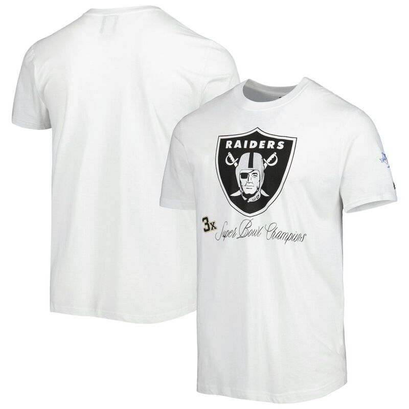 ニューエラ メンズ トップス Tシャツ Men's New Era White Las Vegas Raiders Historichamps T-Shirt Lvr White ホワイト 9,086円