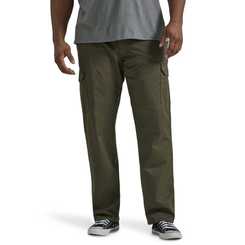 リー メンズ ボトムス カジュアルパンツ カーゴパンツ トール Big & Talleextreme Motion Twill Cargo Pants Frontier Olive オリーブ